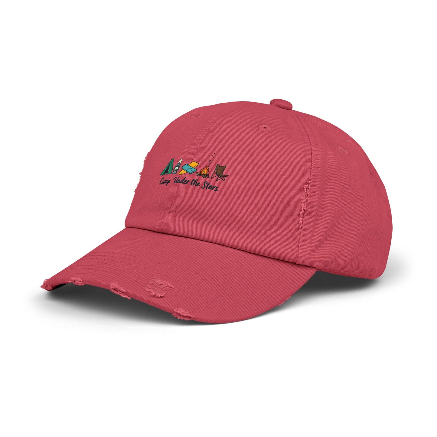 Camp Under The Stars Adventure in Nature for Outdoor Enthusiasts Cap