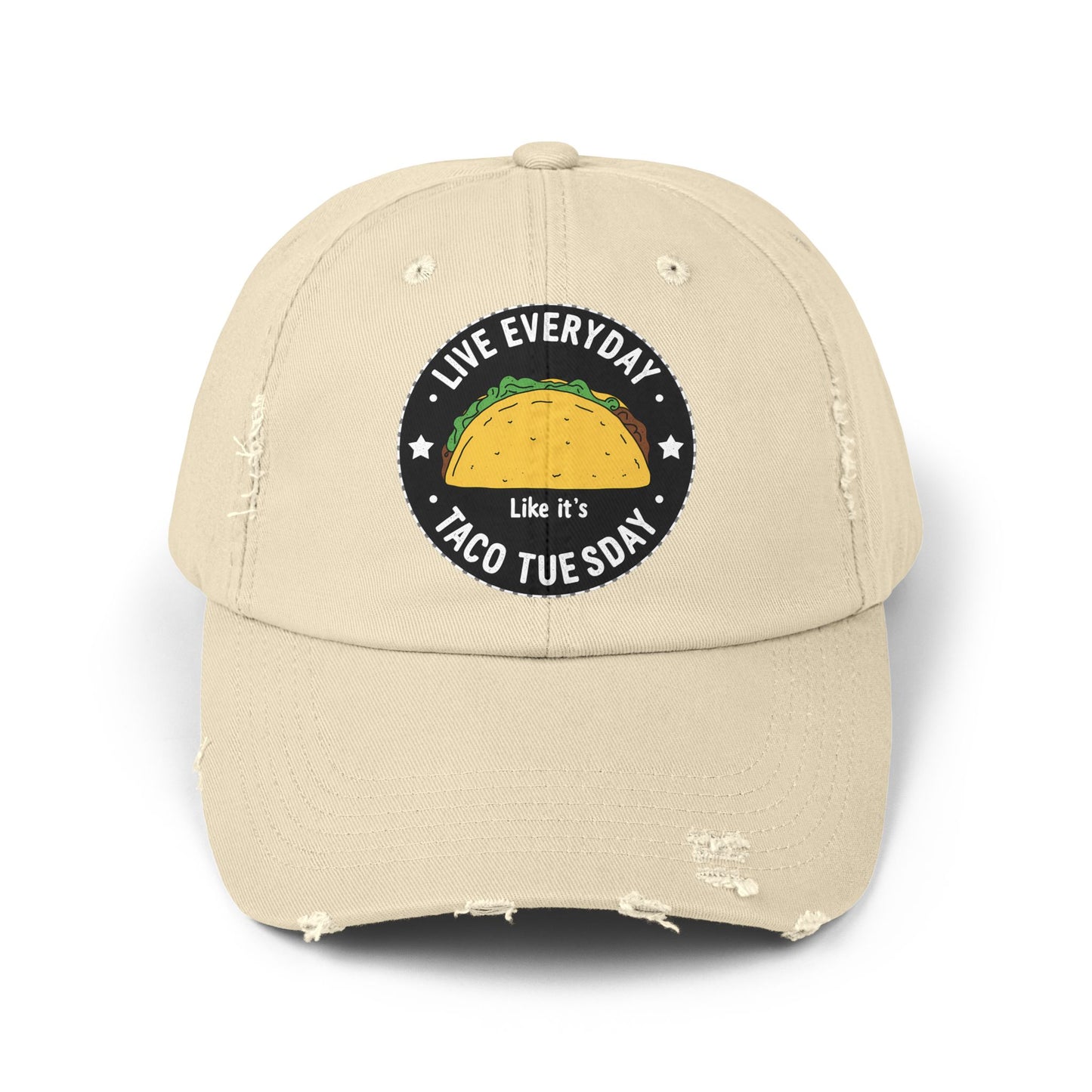 Live Everyday Like It's Taco Tuesday Fun Foodie Quote Cap