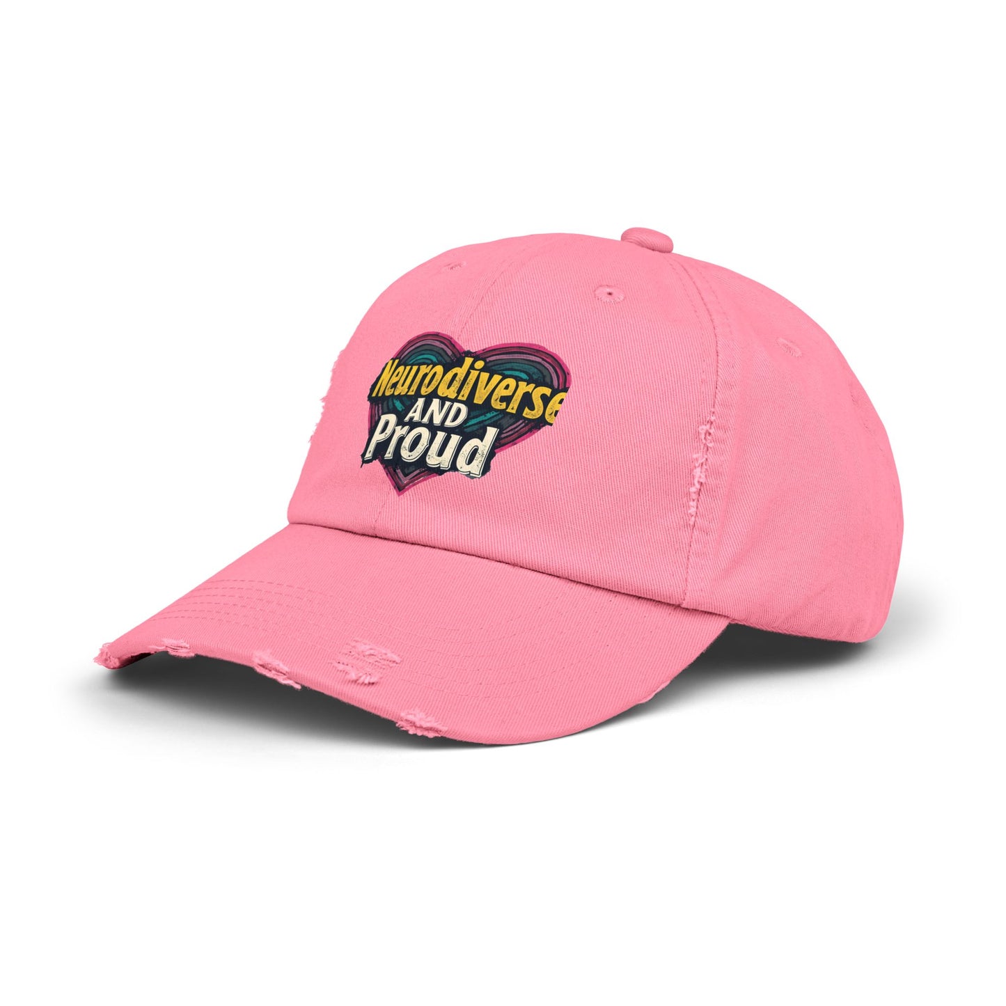 Neurodiverse and Proud Heart Celebration Cap