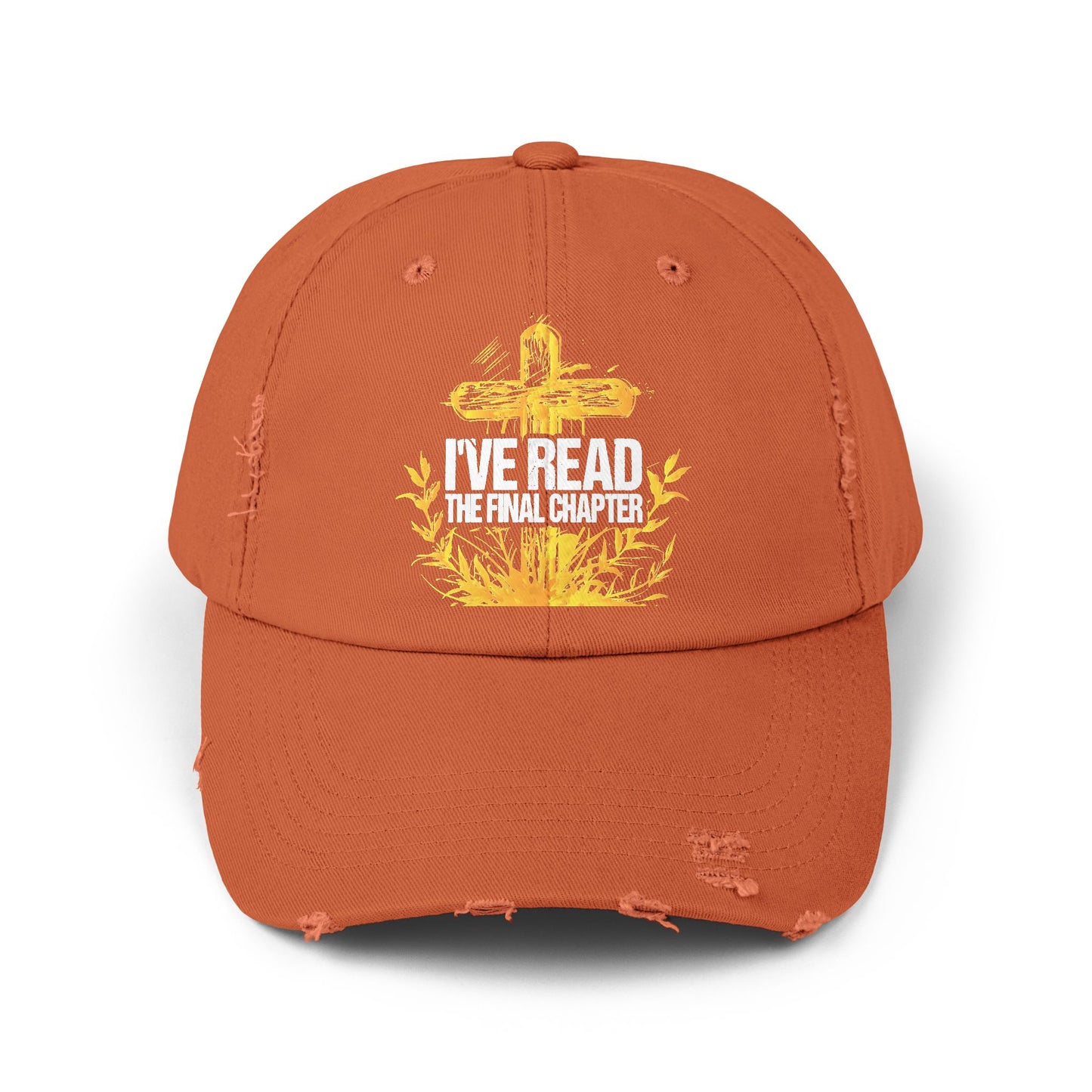 I've Read The Final Chapter God Wins Cross Design Cap