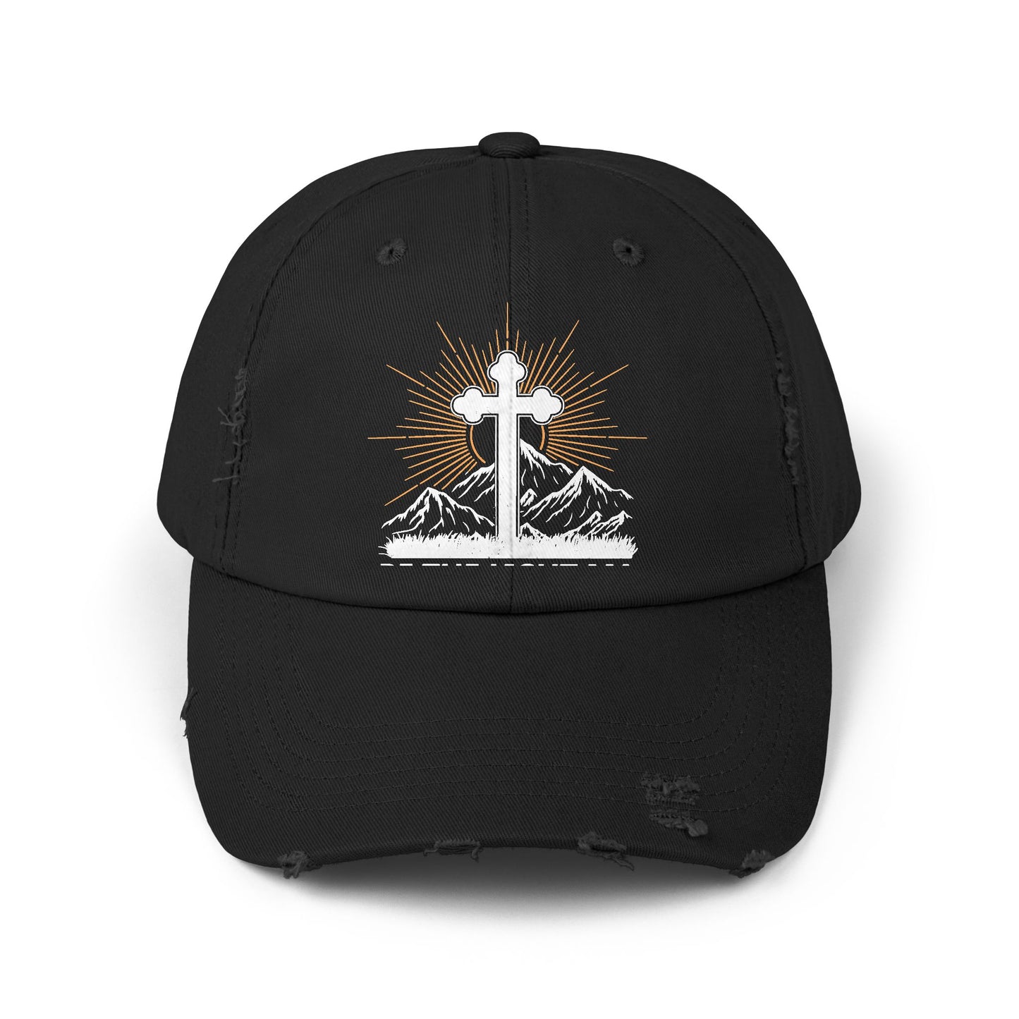 Be The Light Ma Matthew 5:14 Cross and Mountain Cap