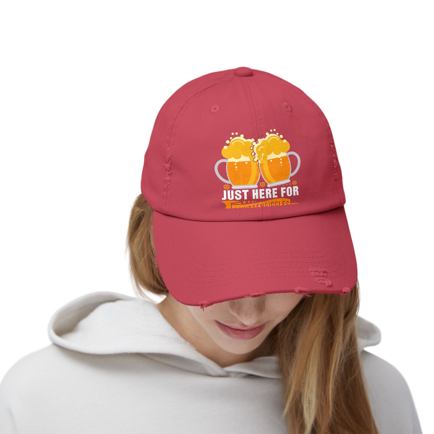 Just Here For Schitzengiggles Beer Lovers Fun Design Cap