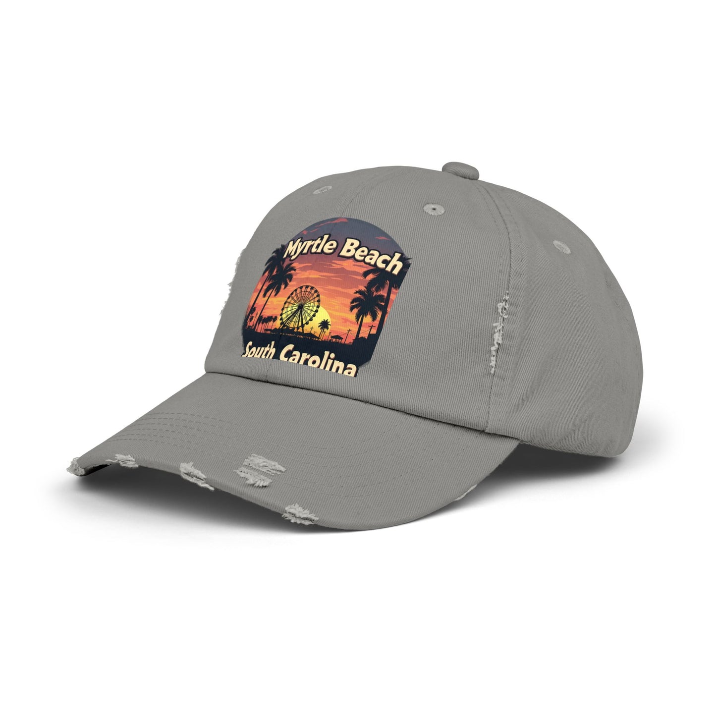 Myrtle Beach South Carolina Retro Sunset Cap
