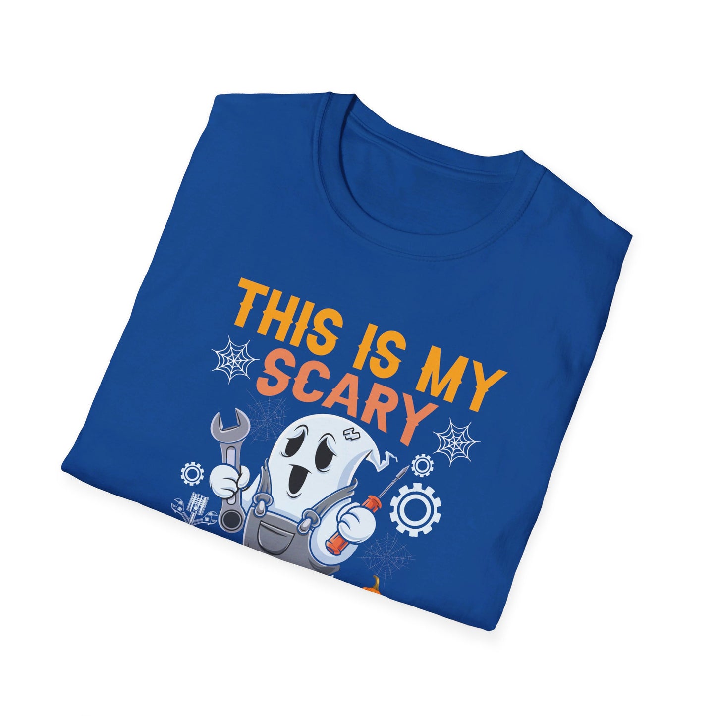 This Is My Scary Mechanic Costume - Halloween Ghost Mechanic T-Shirt