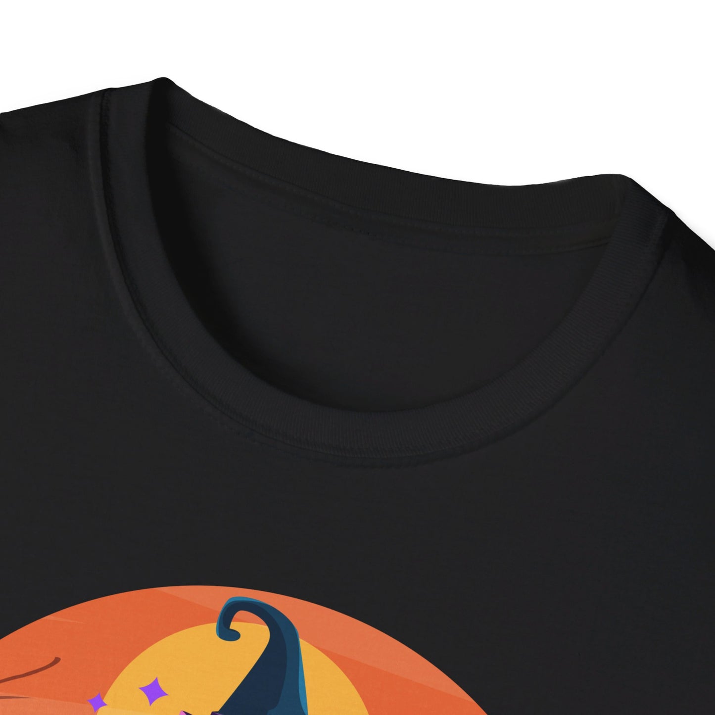 Error 404 Costume Not Found Funny Halloween Witch Cat Pumpkin T-Shirt