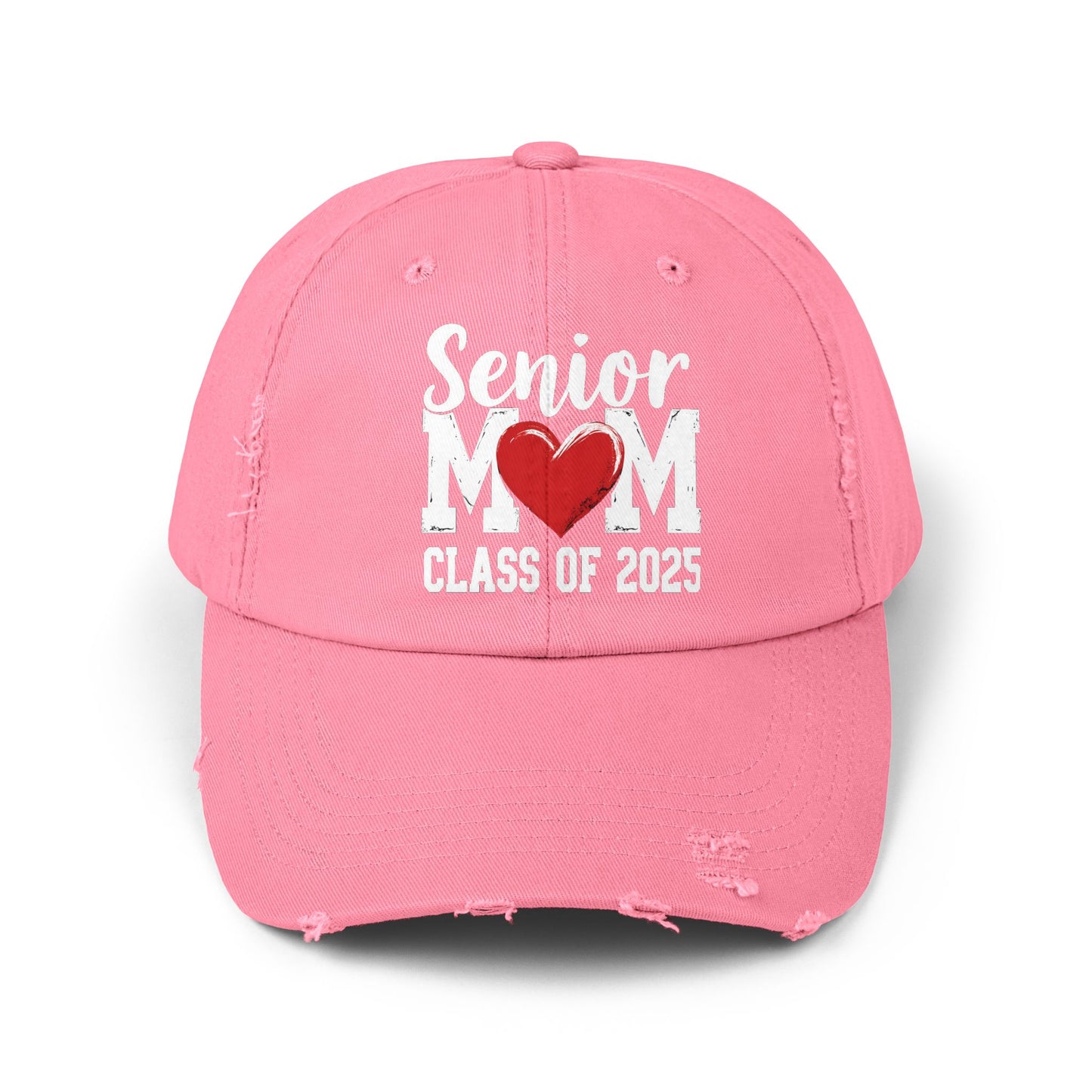 Senior Mom Class of 2025 Heart Cap