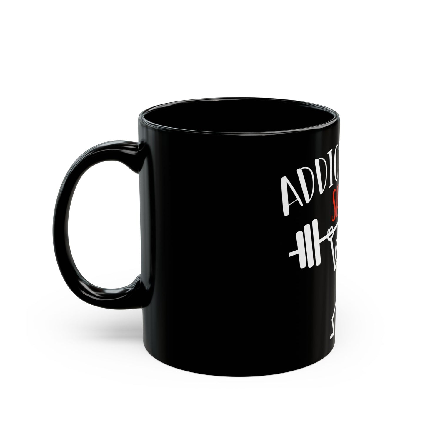 Addicted To Sets Weightlifting Humor Ceramic Mug