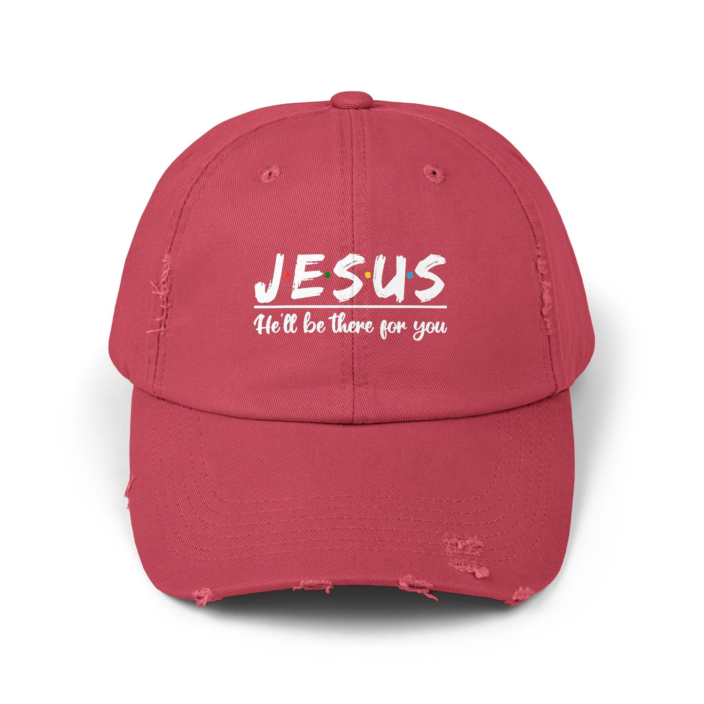 Jesus He'll Be There For You Faithful Message Cap