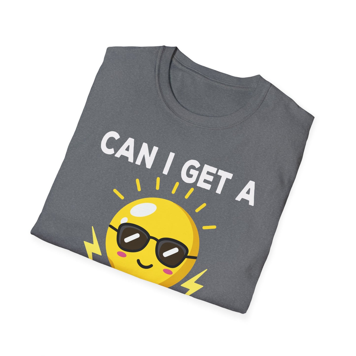 Can I Get A Watt Watt Light Bulb With Sunglasses Fun Design T-Shirt