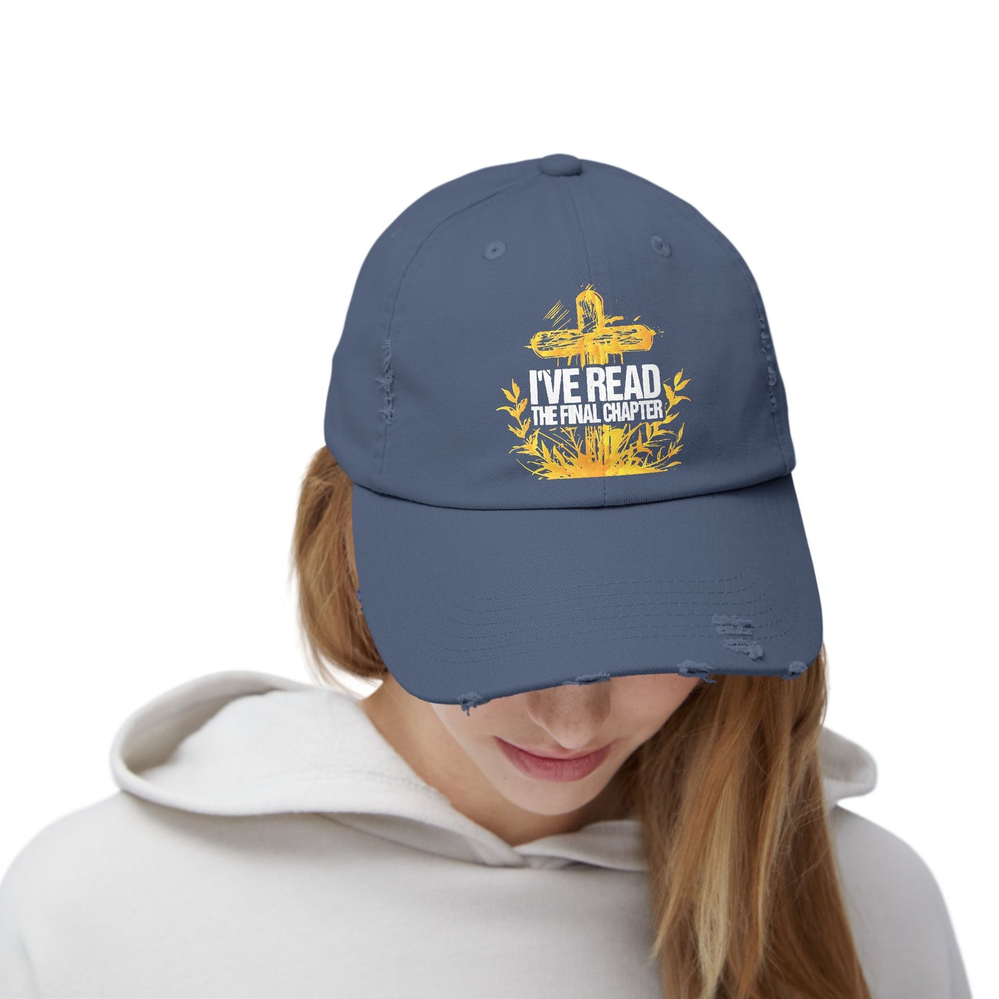 I've Read The Final Chapter God Wins Cross Design Cap