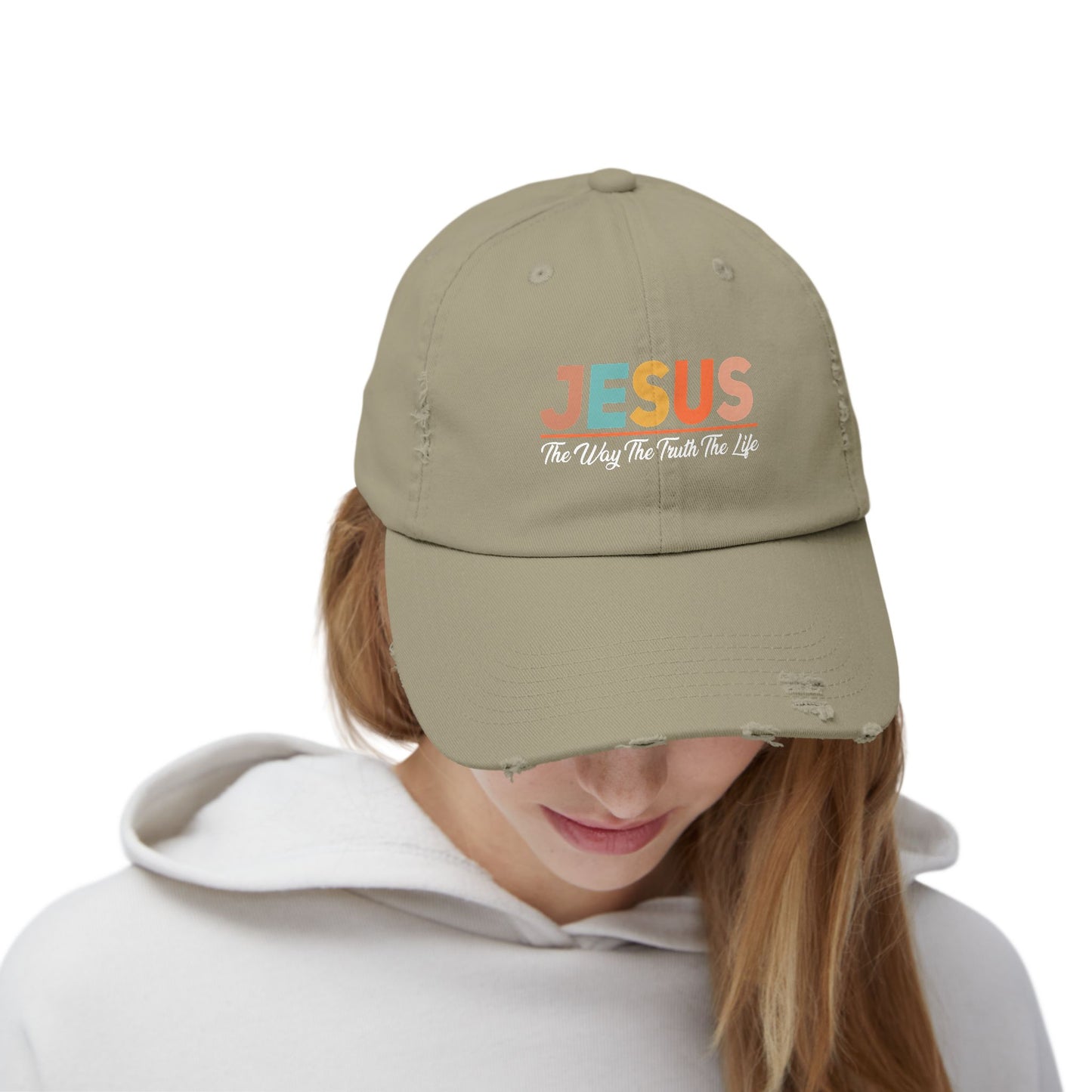 Jesus The Way The Truth The Life Inspirational Message Cap