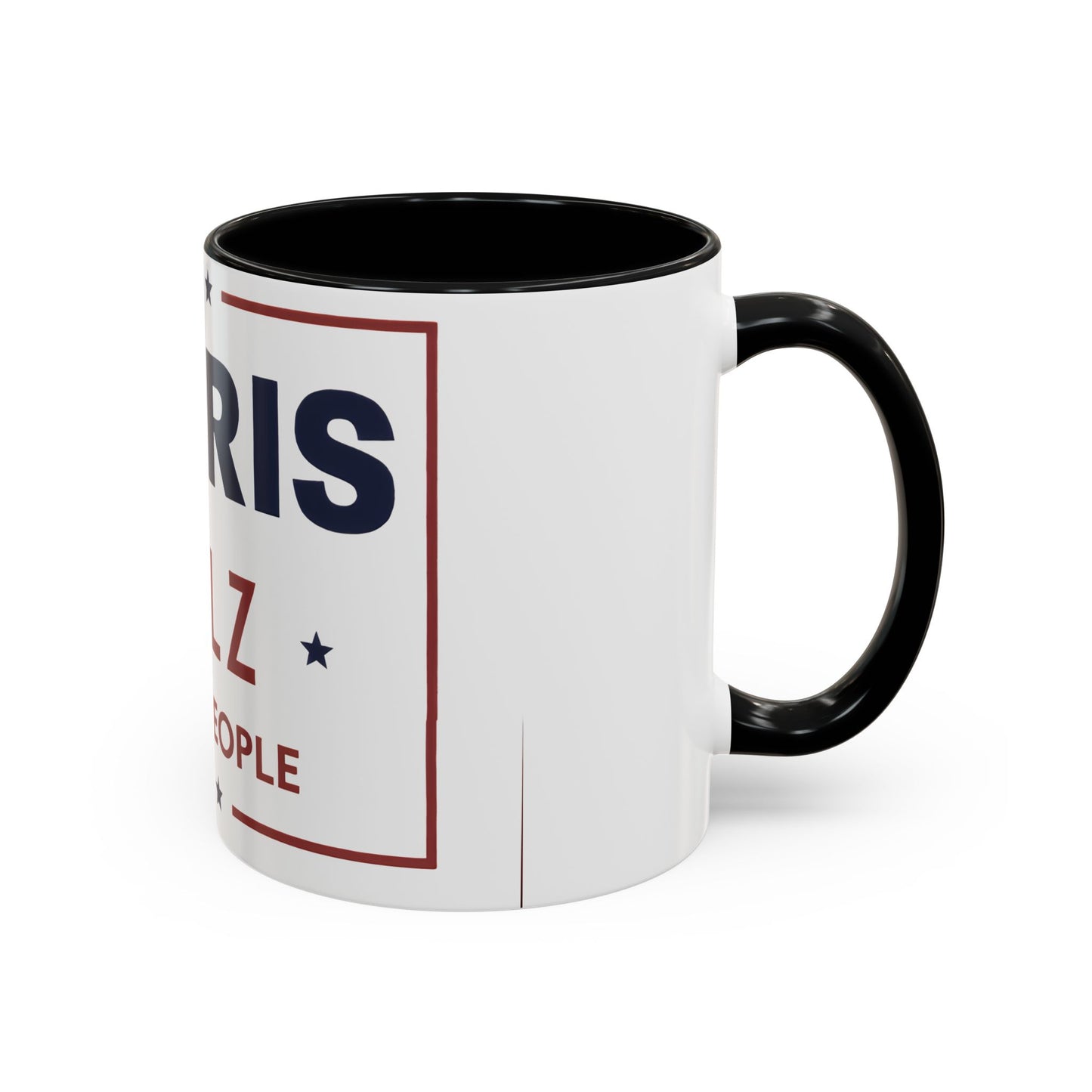 Harris Walz For the People 2024 Election Accent Coffee Mug (11, 15oz)