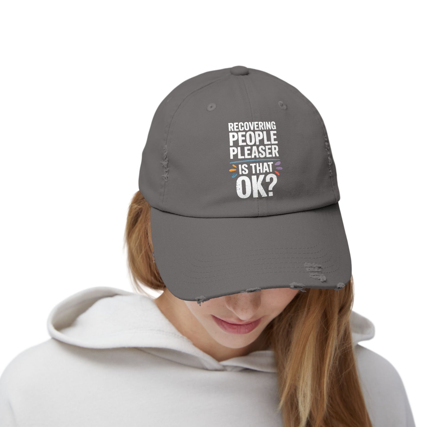 Recovering People Pleaser Is That OK Bold Statement Cap