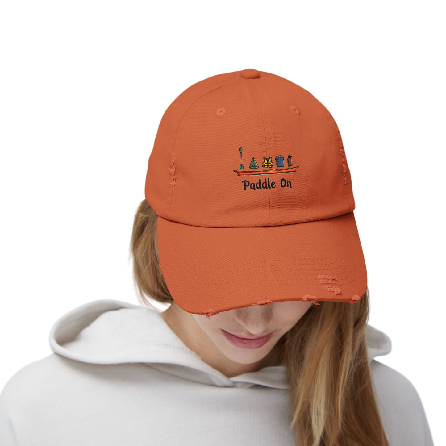 Paddle On Kayak Adventure Enthusiast Gear Cap
