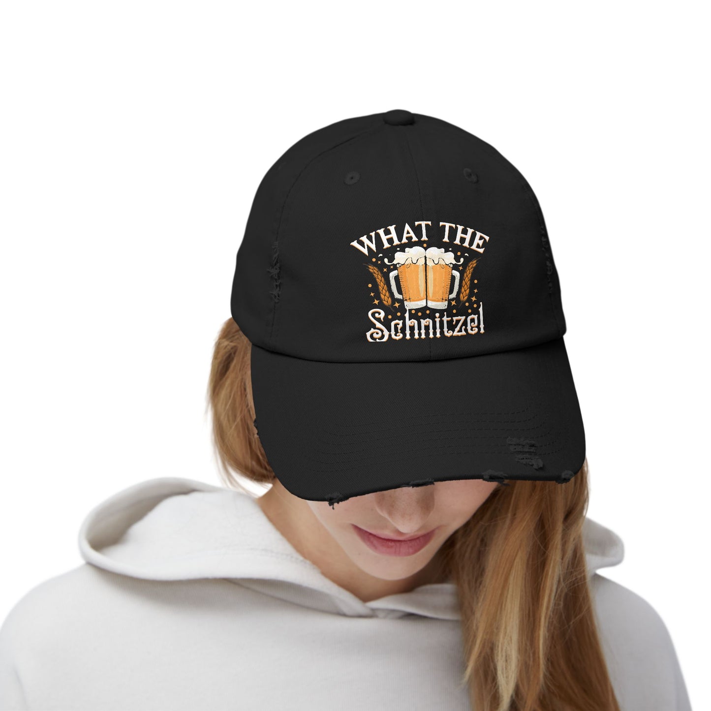 What The Schnitzel Beer Lovers Oktoberfest Design Cap