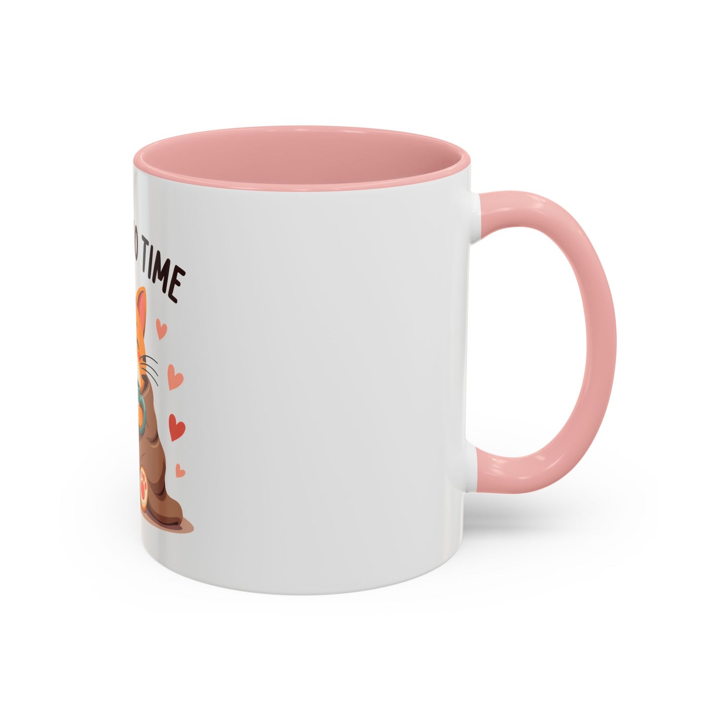 Catpuccino Time (Cat & Capuccino Fans) Coffee Accent Mug