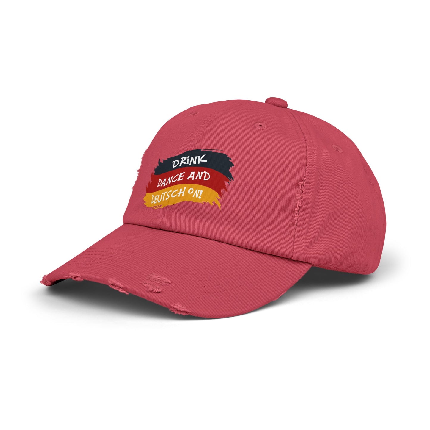 Drink Dance And Deutsch On German Flag Cap