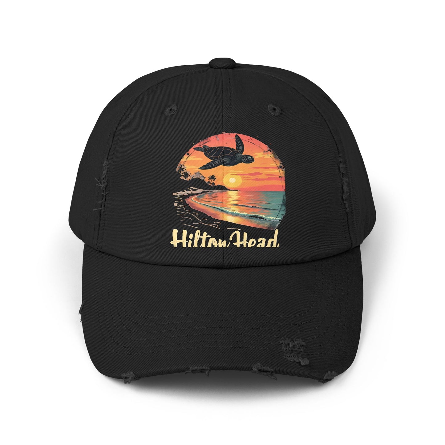 Hilton Head South Carolina Sunset Beach Turtle Cap