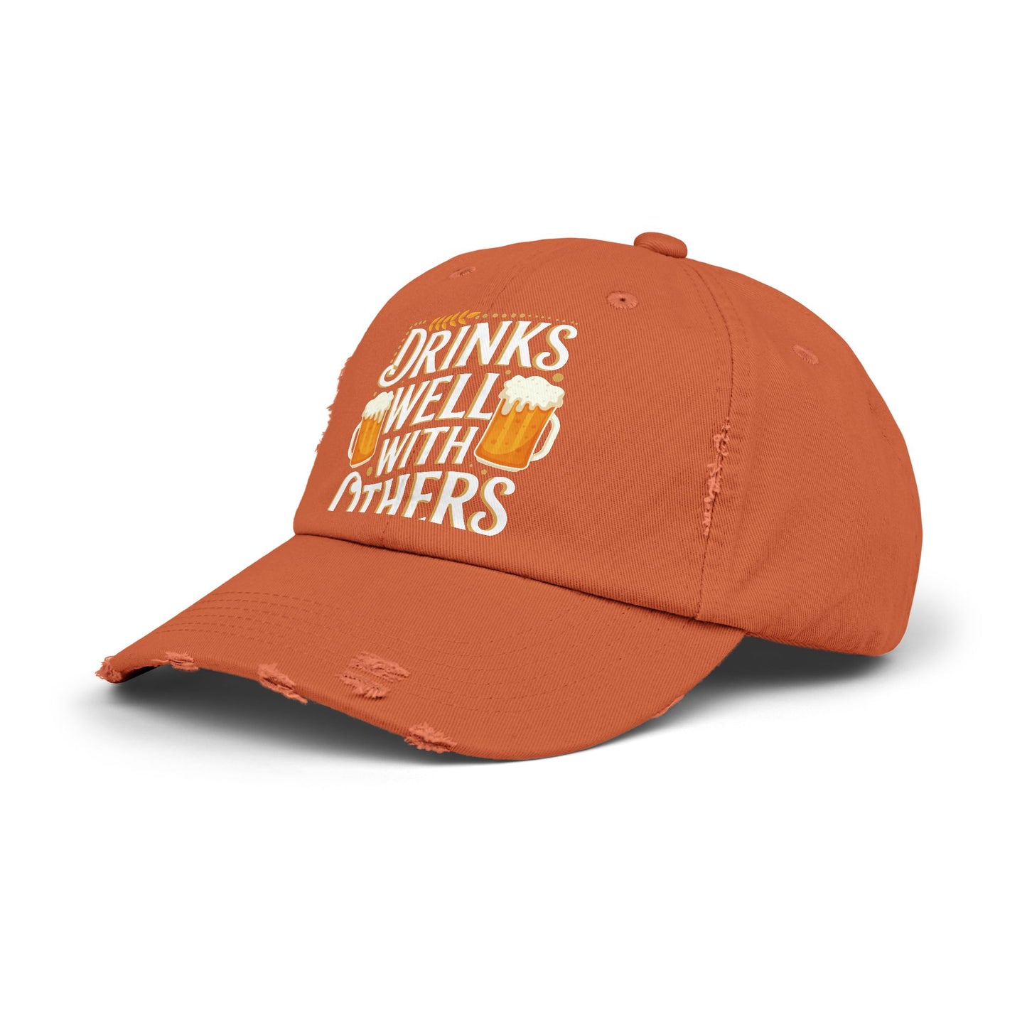 Drinks Well With Others Beer Mug Design Perfect for Beer Lovers Cap