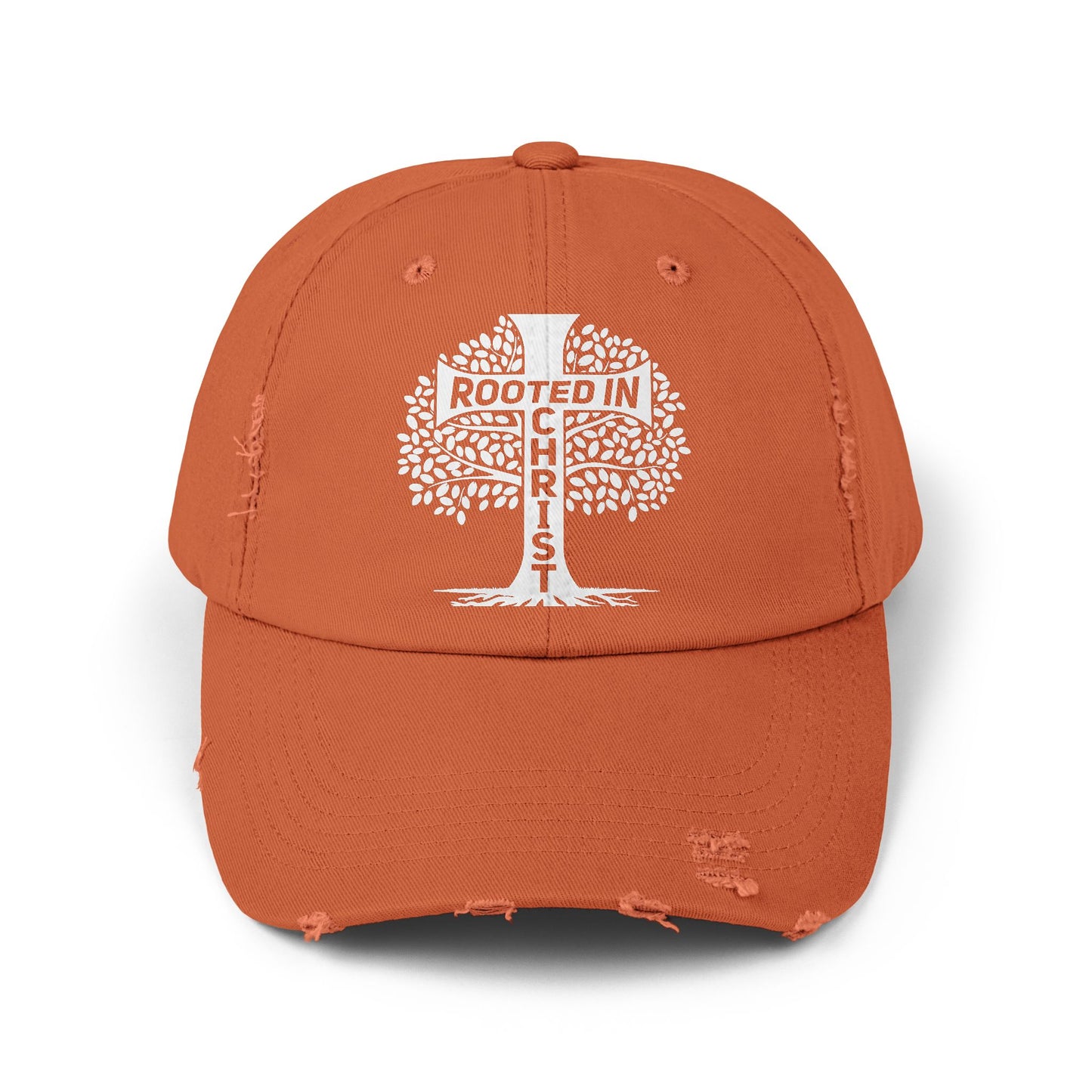 Rooted In Christ Tree of Faith Graphic Cap