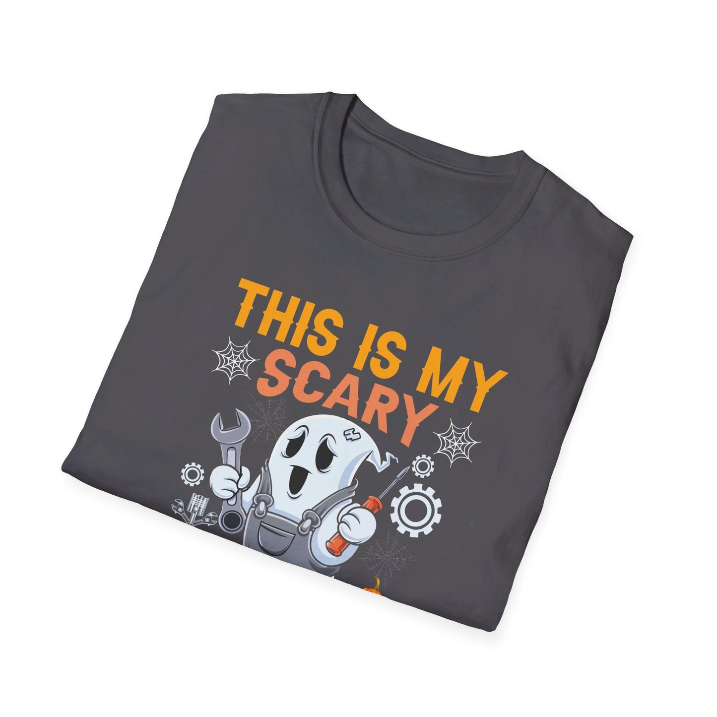This Is My Scary Mechanic Costume - Halloween Ghost Mechanic T-Shirt