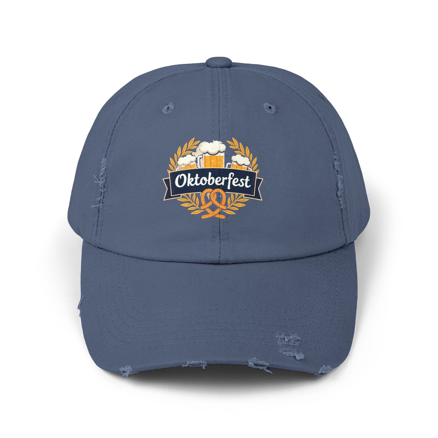 Oktoberfest Celebration with Beer and Pretzel Cap