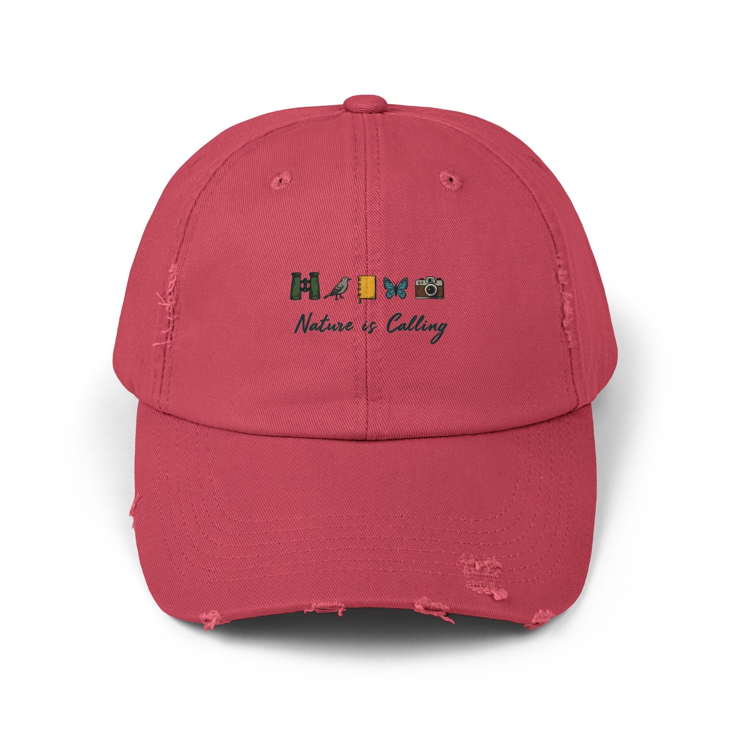 Nature Is Calling Adventure Enthusiasts Design Cap