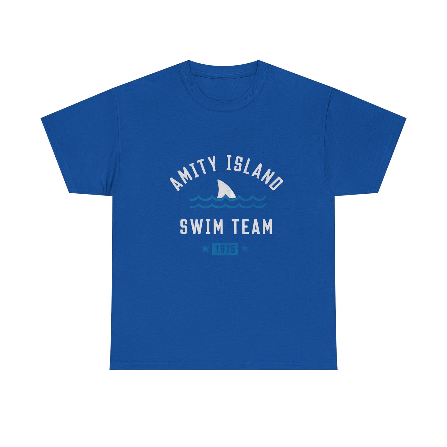 Amity Island Swim Team Unisex Heavy Cotton Tee - Vintage Summer Vibe
