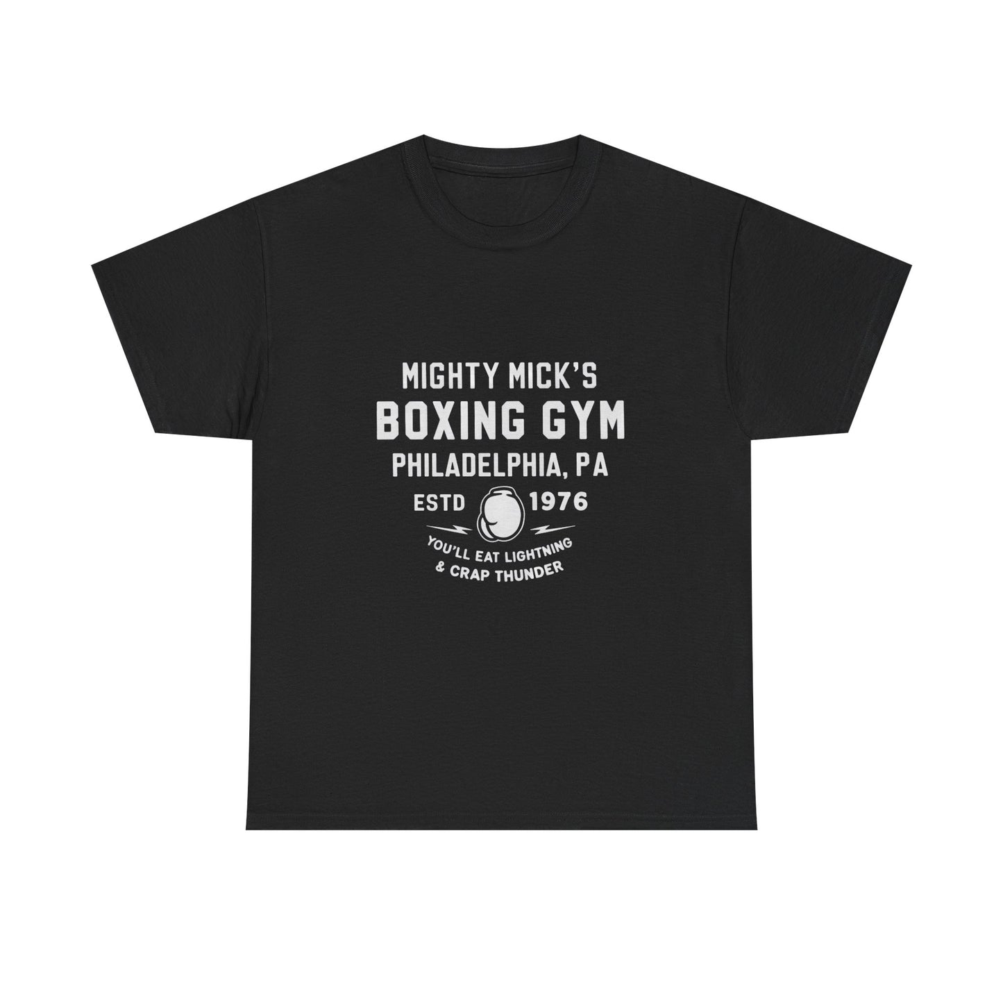 Mighty Mick's Boxing Gym Unisex Heavy Cotton Tee - Comfortable Fitness Shirt for Boxing Lovers