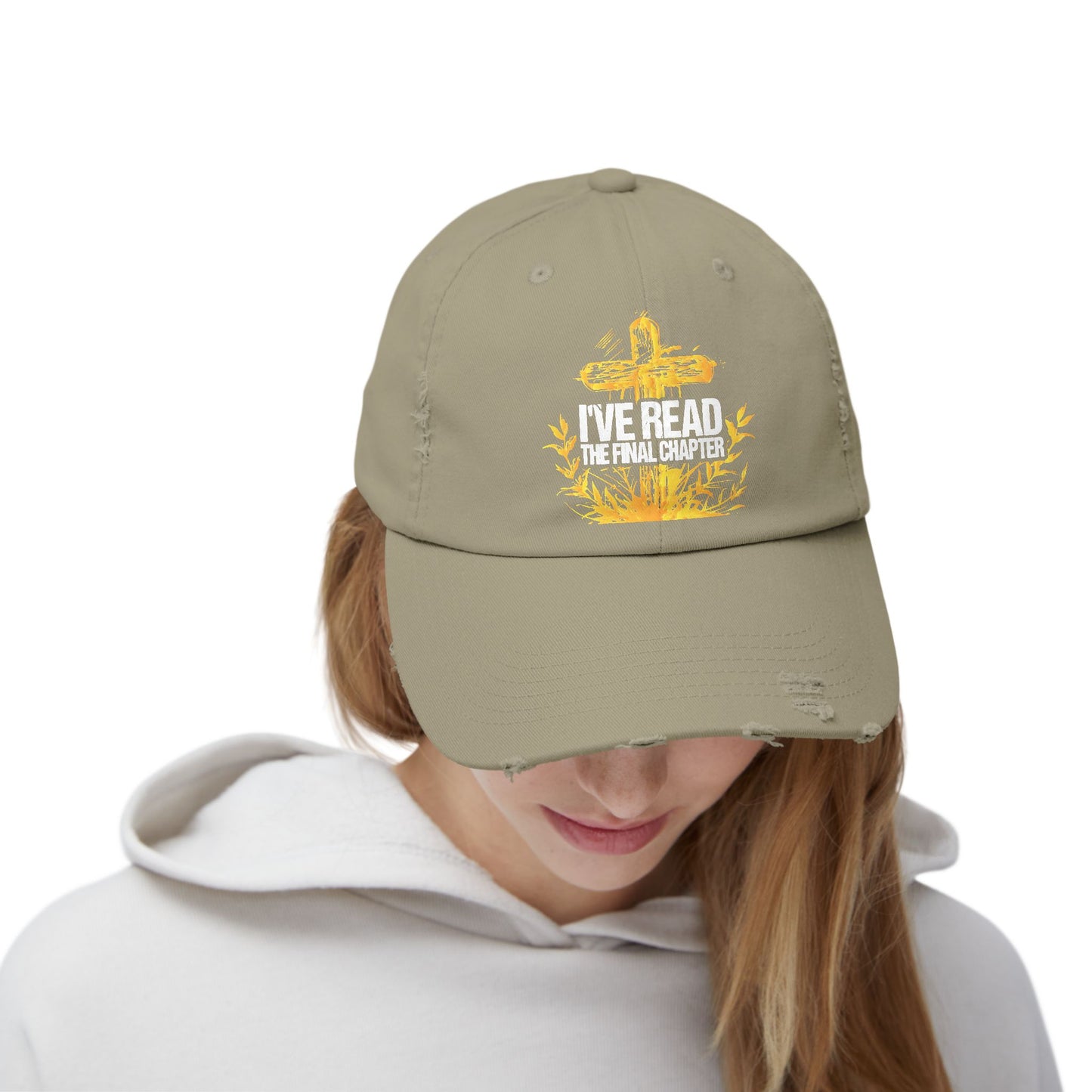 I've Read The Final Chapter God Wins Cross Design Cap