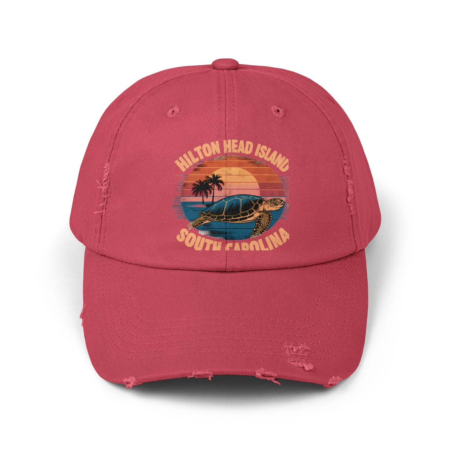 Hilton Head Island South Carolina Sunset Turtle Cap
