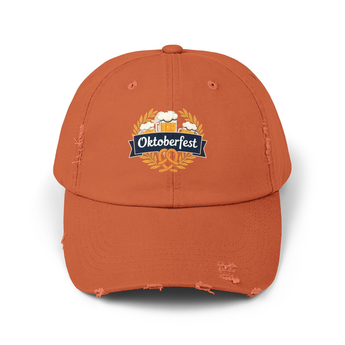 Oktoberfest Celebration with Beer and Pretzel Cap