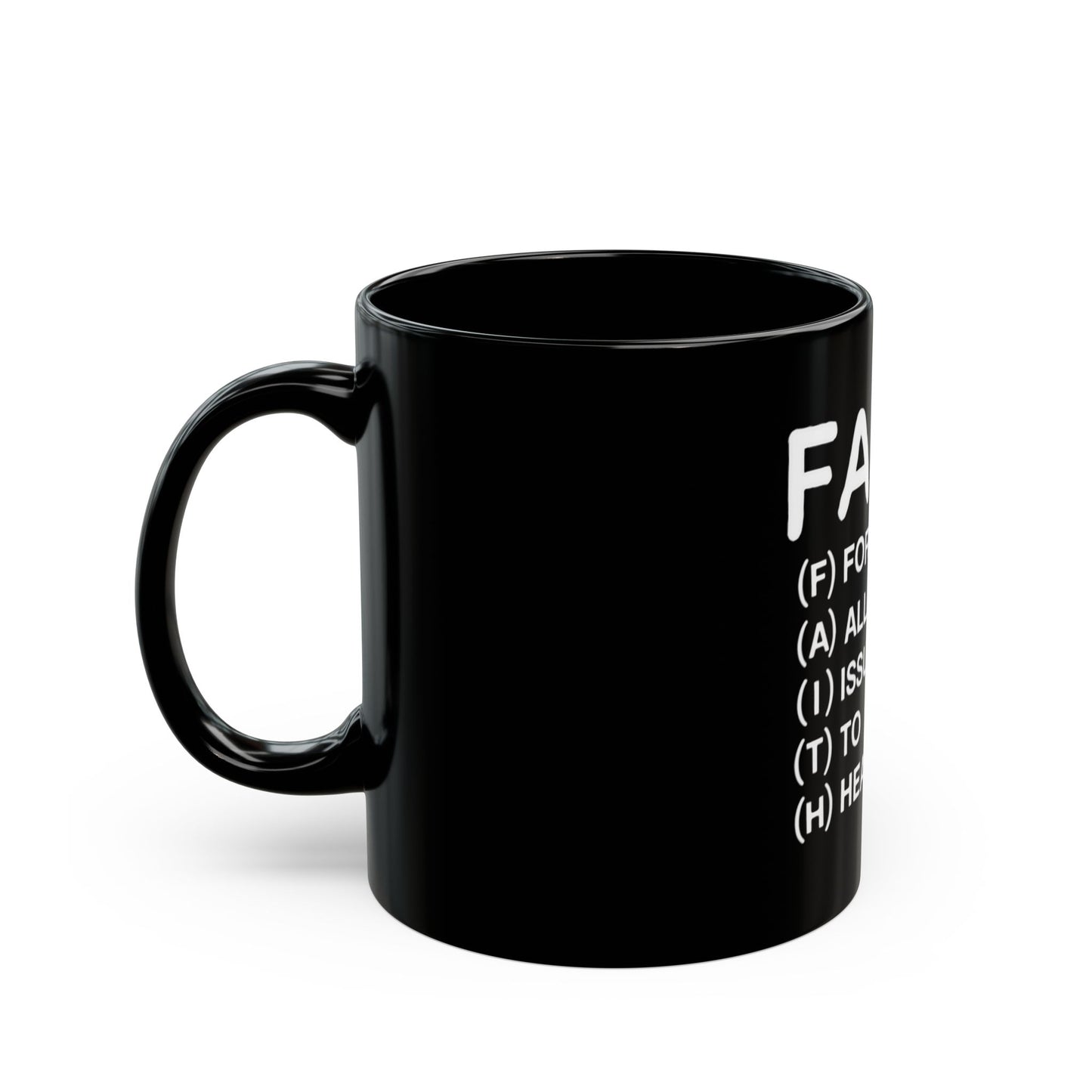 Faith Forwarding All Issues To Heaven Ceramic Mug