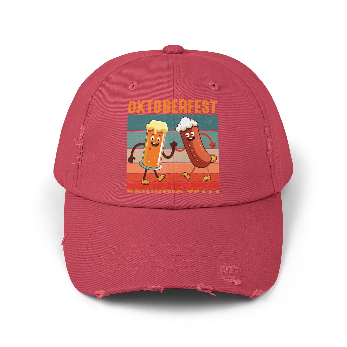 Oktoberfest Drinking Team Let's Get Schnitzel Faced Cap