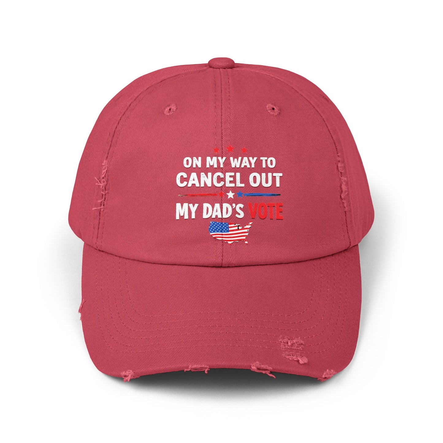 On My Way To Cancel Out My Dad's Vote Patriotic Humor Cap