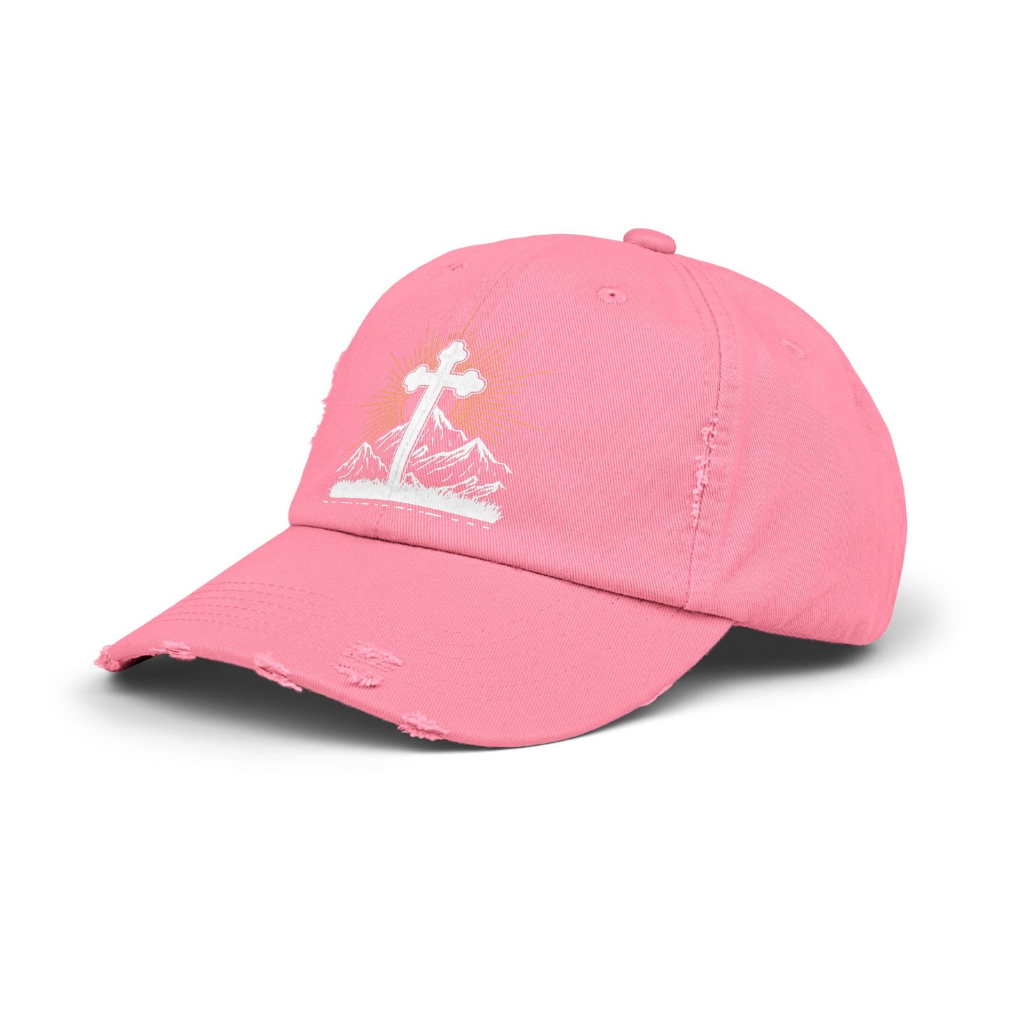 Be The Light Ma Matthew 5:14 Cross and Mountain Cap