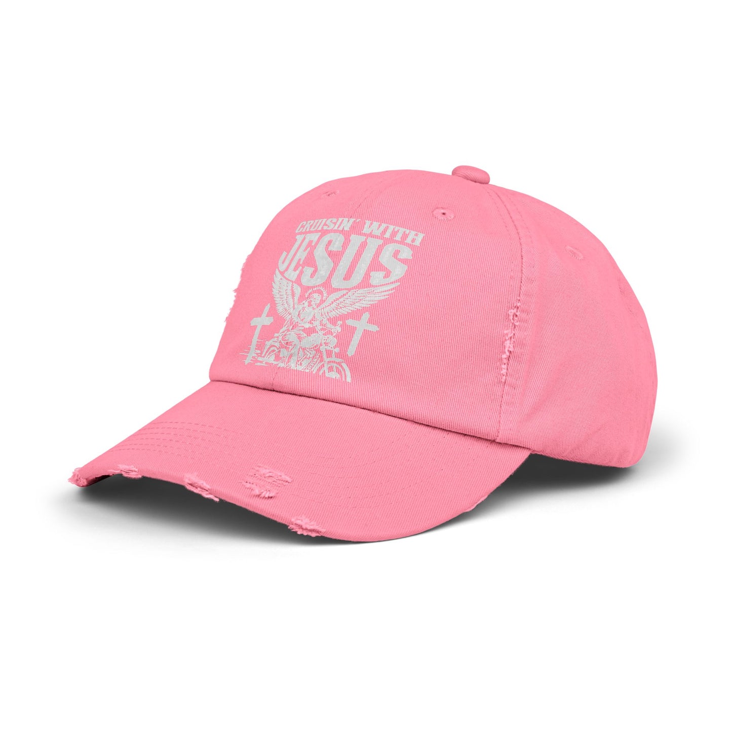 Cruisin' With Jesus Fueled by Faith Motorcycle Cap