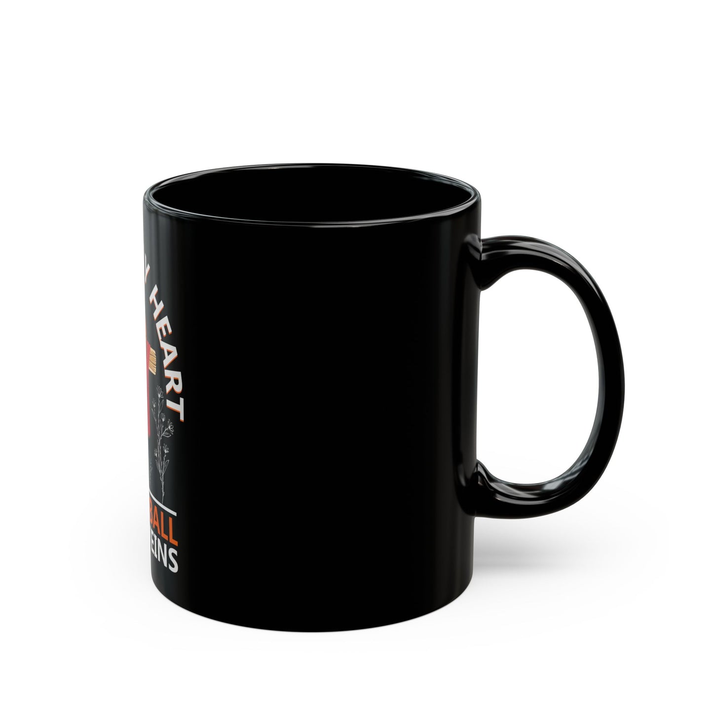 Jesus In My Heart Basketball In My Veins Inspiration Ceramic Mug