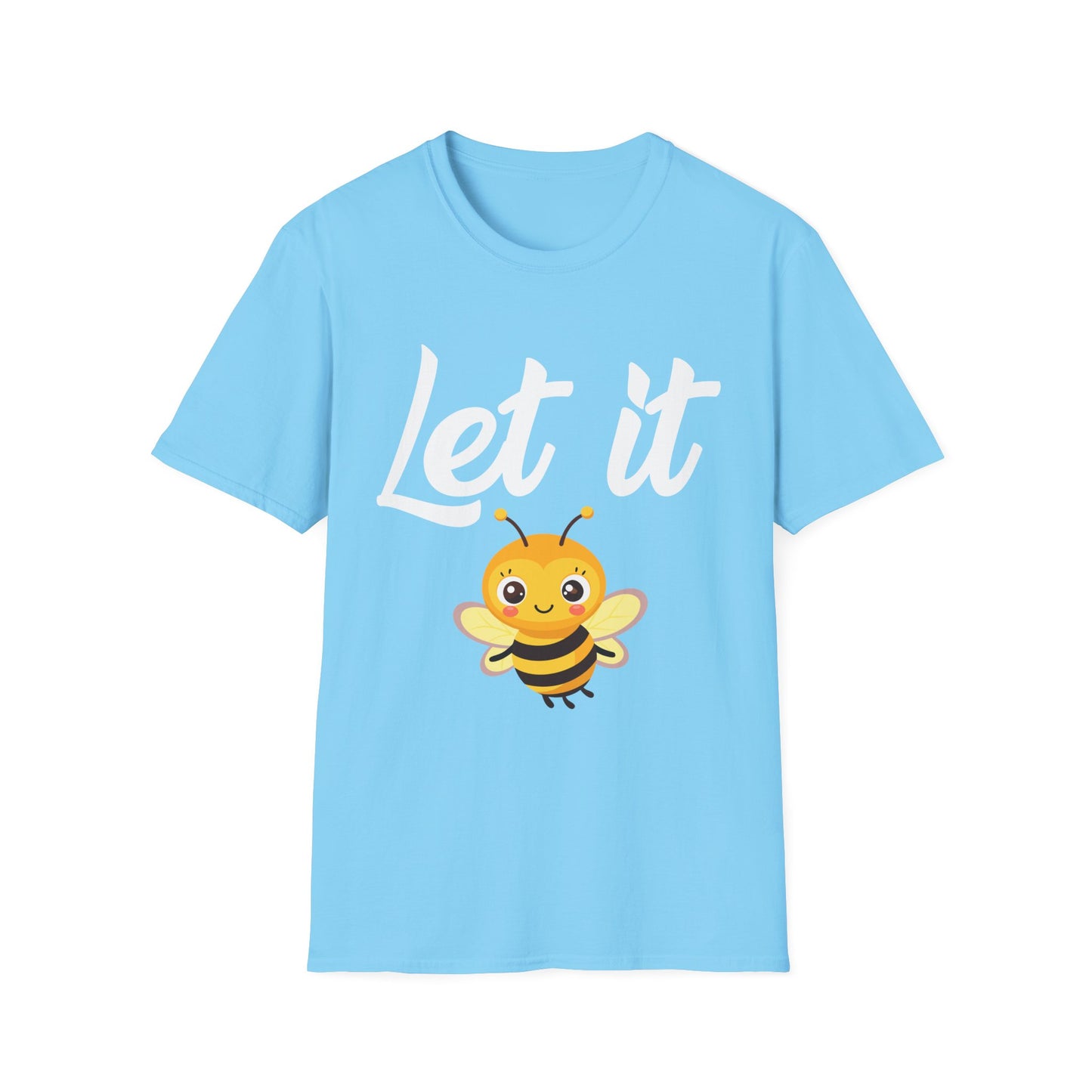 Let It Bee Cute Kawaii Cartoon Bumblebee T-Shirt