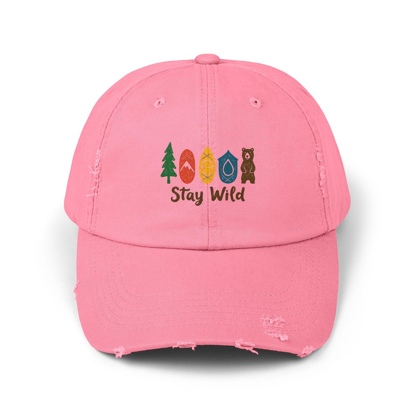 Stay Wild Adventure Nature Lover Design for Outdoor Enthusiasts Cap