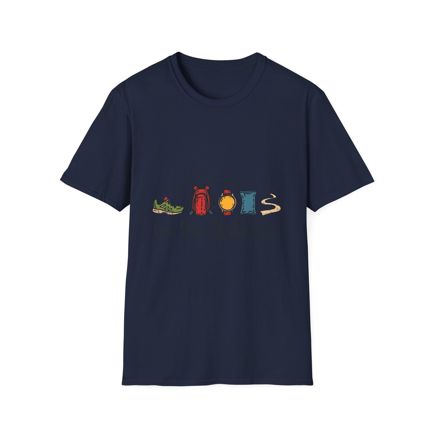 Go the Distance Adventure Enthusiast Hiking Essentials T-Shirt
