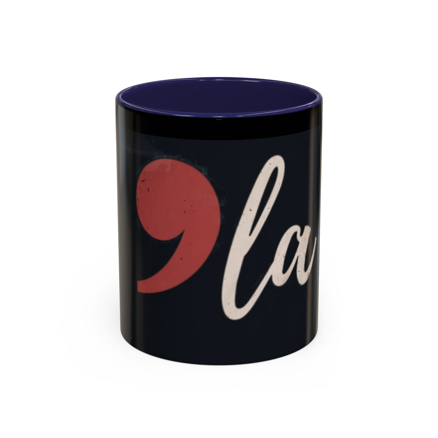 Comma La (Kamala Harris) 2024 Accent Coffee Mug (11, 15oz)