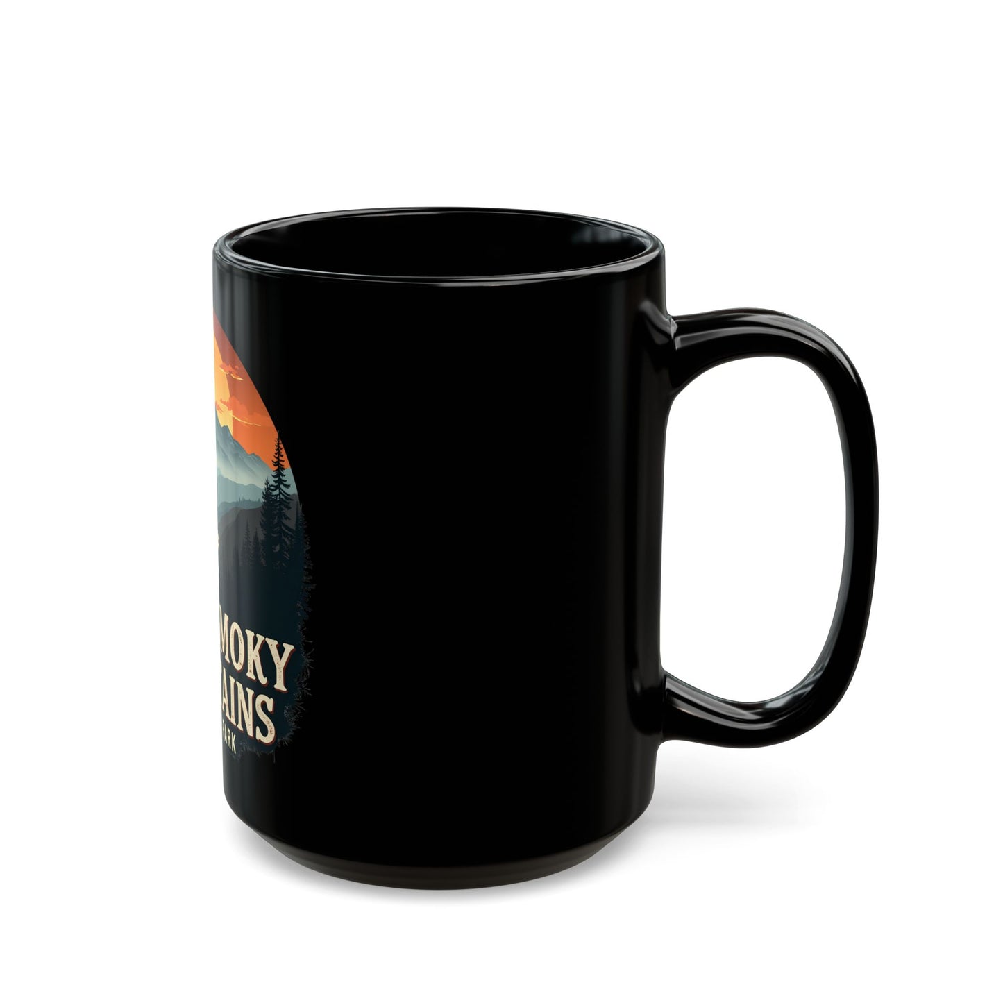 Great Smoky Mountains National Park Sunset Landscape Ceramic Mug
