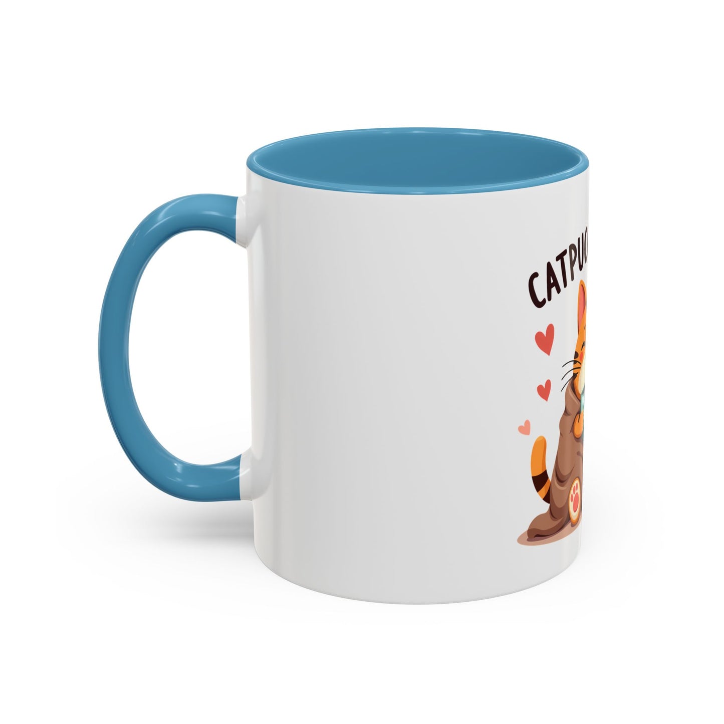 Catpuccino Time (Cat & Capuccino Fans) Coffee Accent Mug