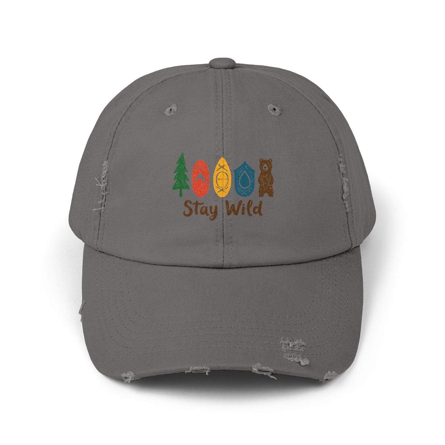 Stay Wild Adventure Nature Lover Design for Outdoor Enthusiasts Cap