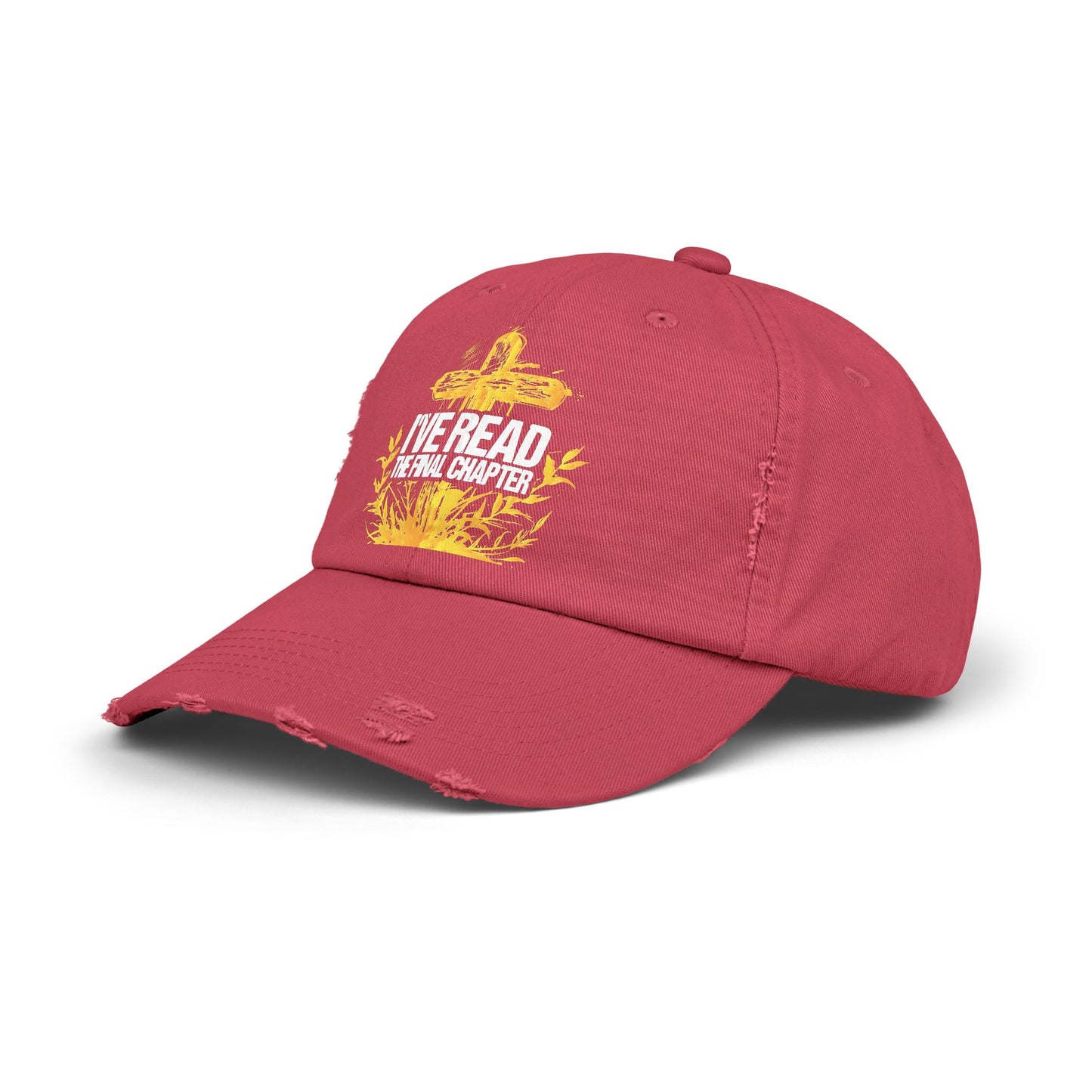 I've Read The Final Chapter God Wins Cross Design Cap