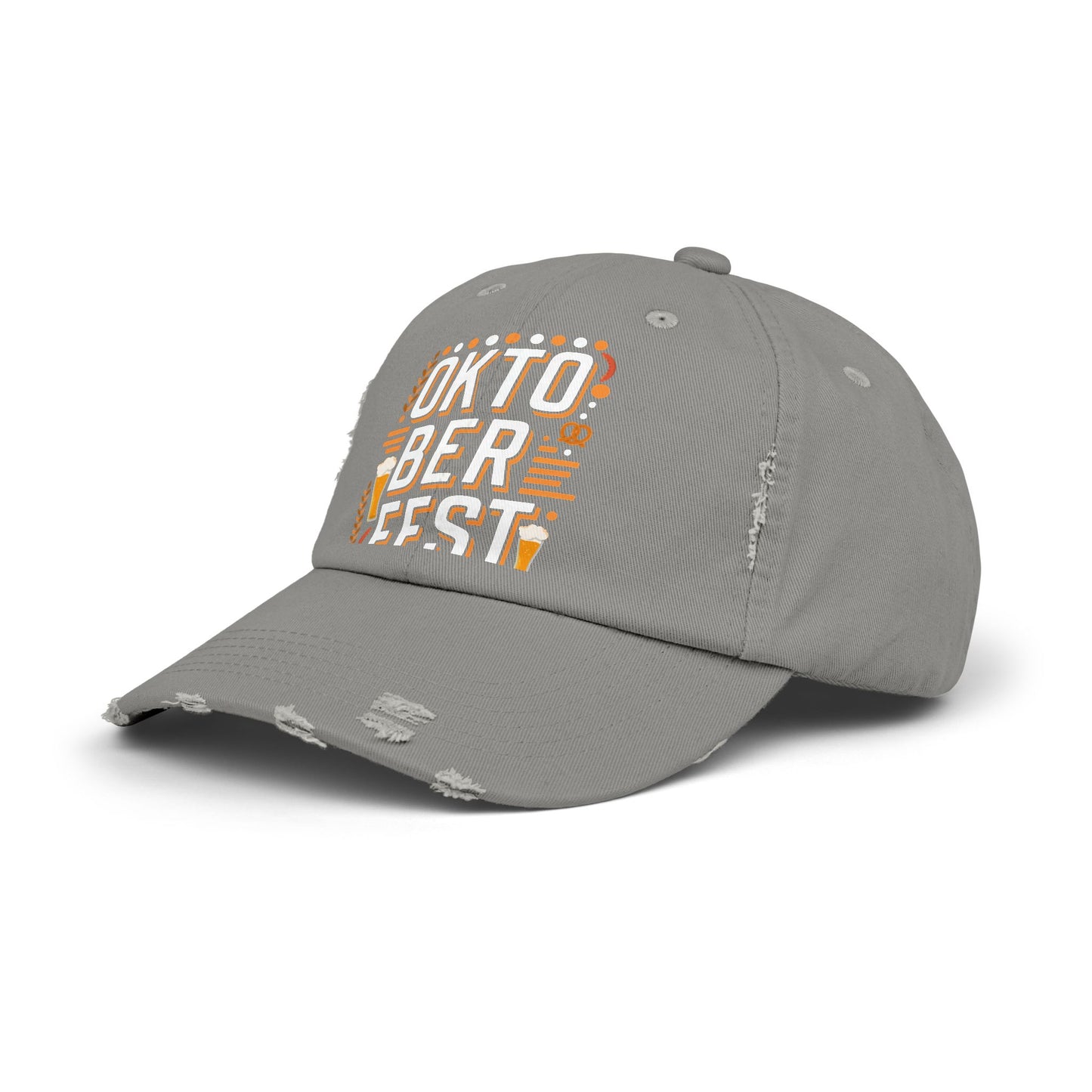 Oktoberfest Celebration Beer Pretzels Sausages Festive Design Cap