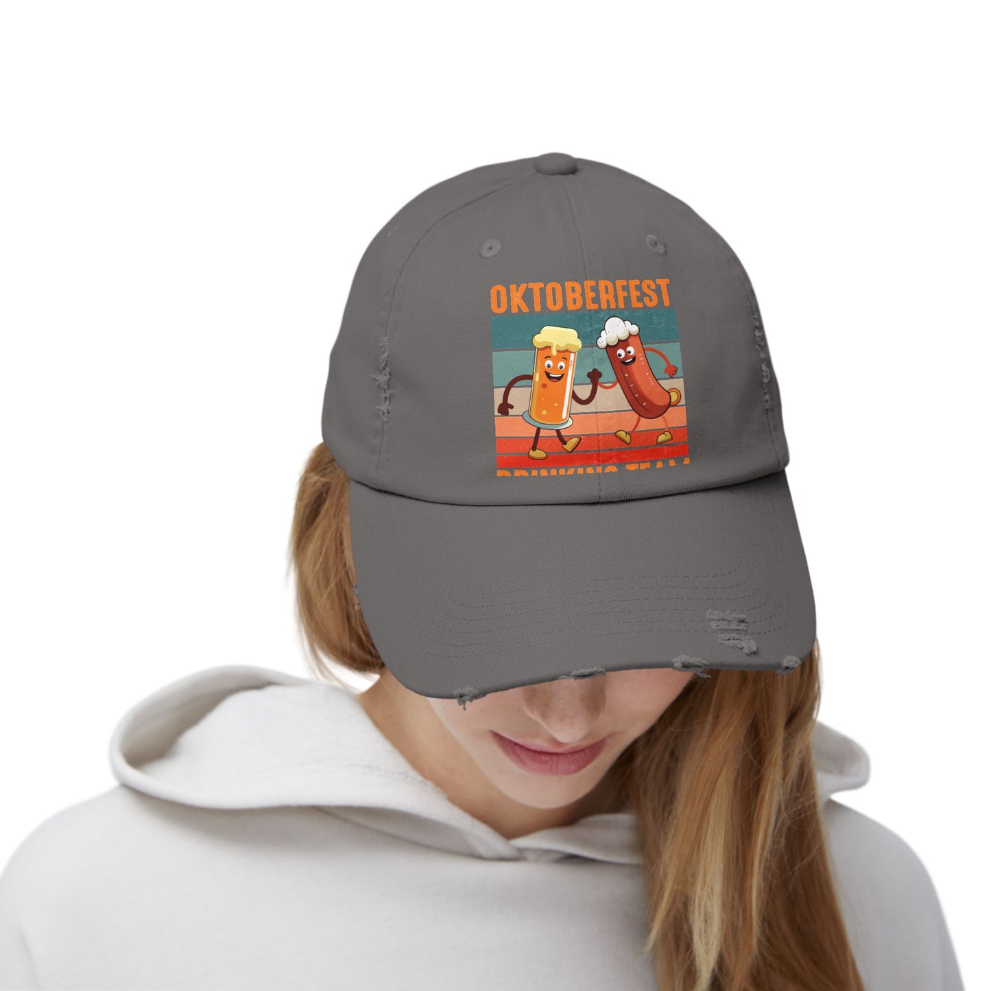 Oktoberfest Drinking Team Let's Get Schnitzel Faced Cap