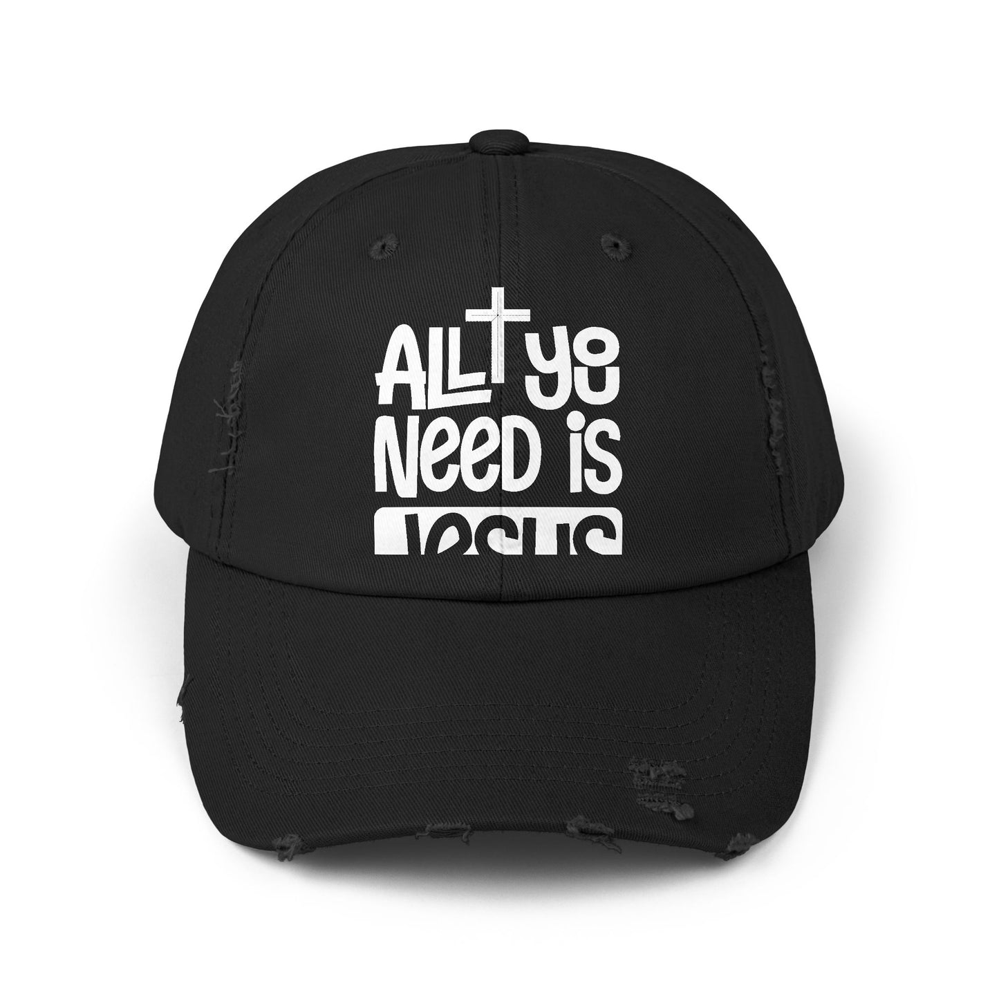 All You Need Is Jesus Inspirational Faith Statement Cap