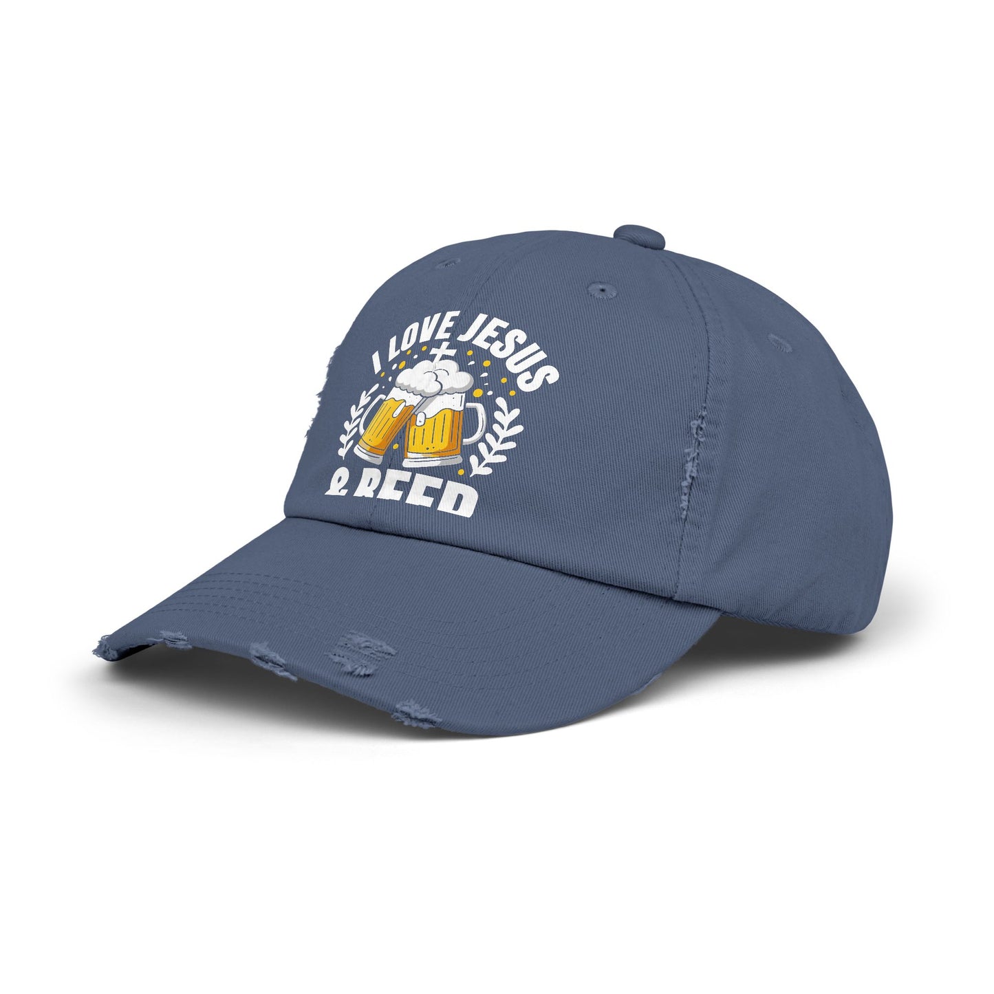 I Love Jesus And Beer Design For Faithful Beer Lovers Cap